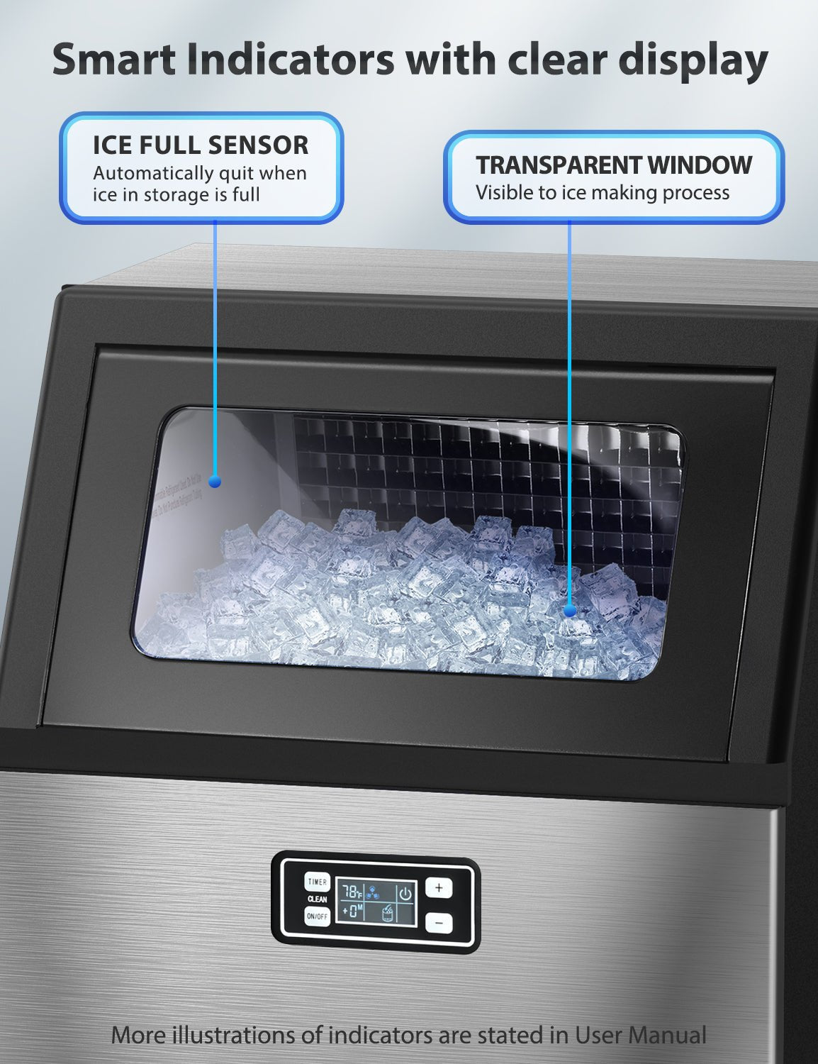 100LBS Freestanding Commercial Ice Maker Z5845A