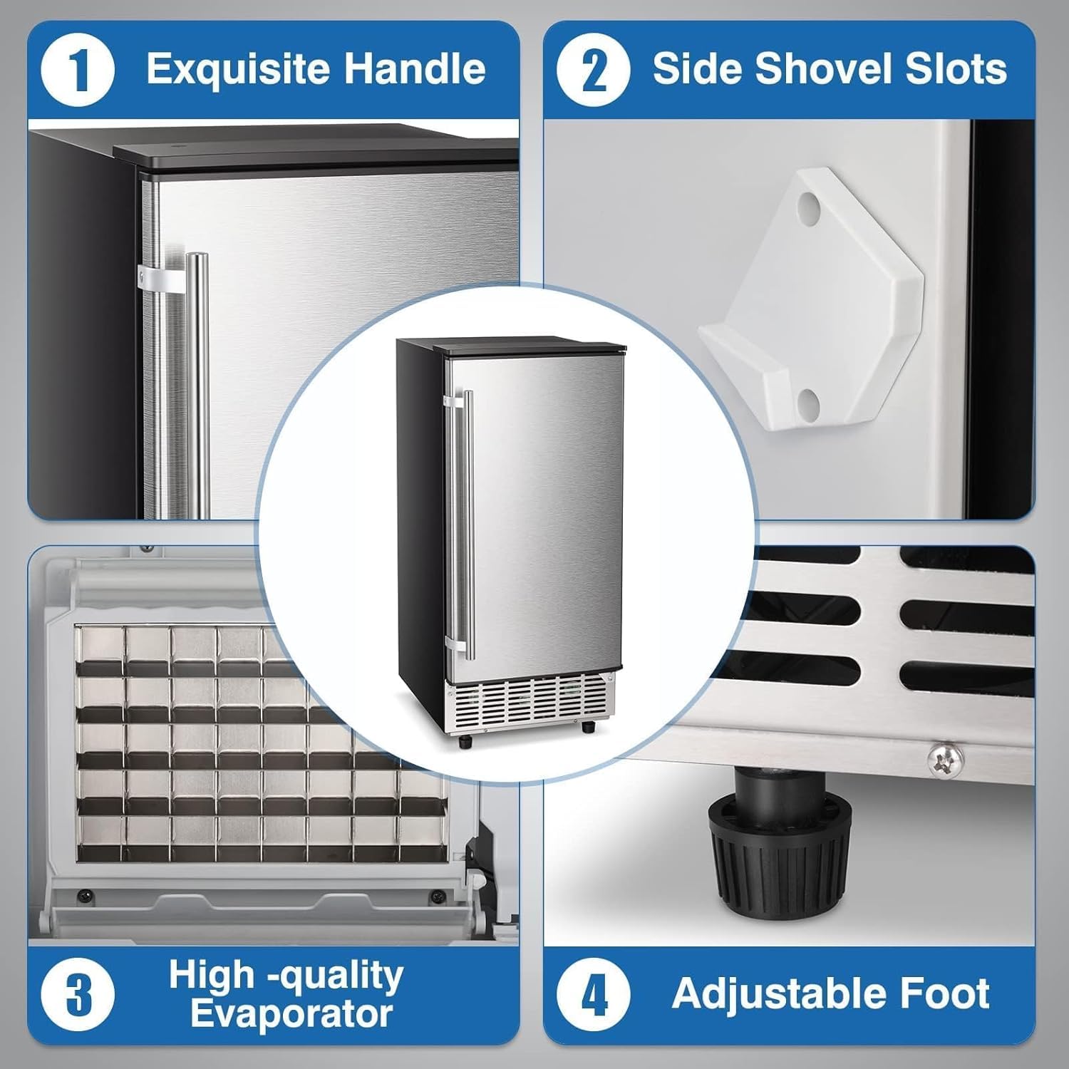 100LBS Freestanding Commercial Ice Maker Z5845A
