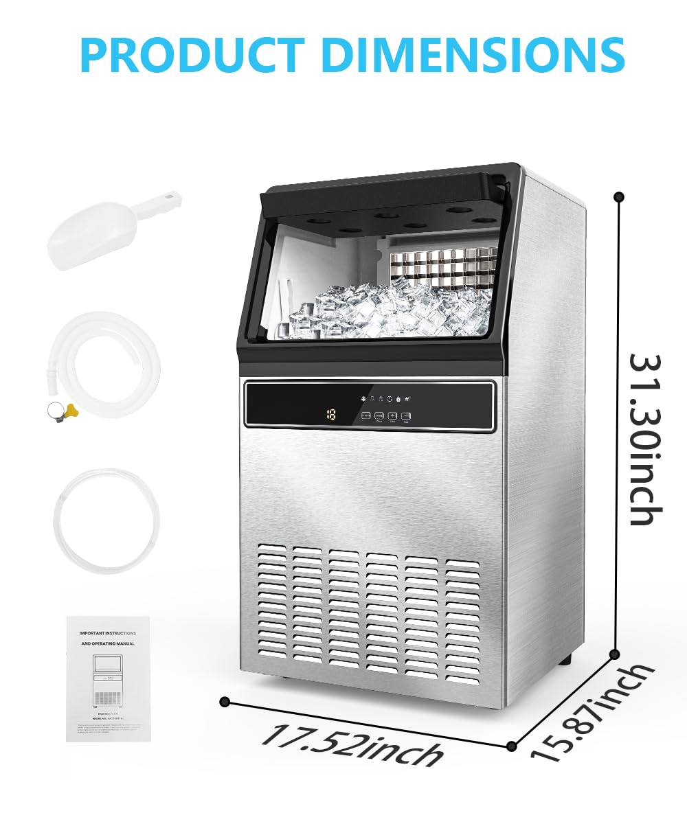 100LBS Freestanding Commercial Ice Maker Z5845A