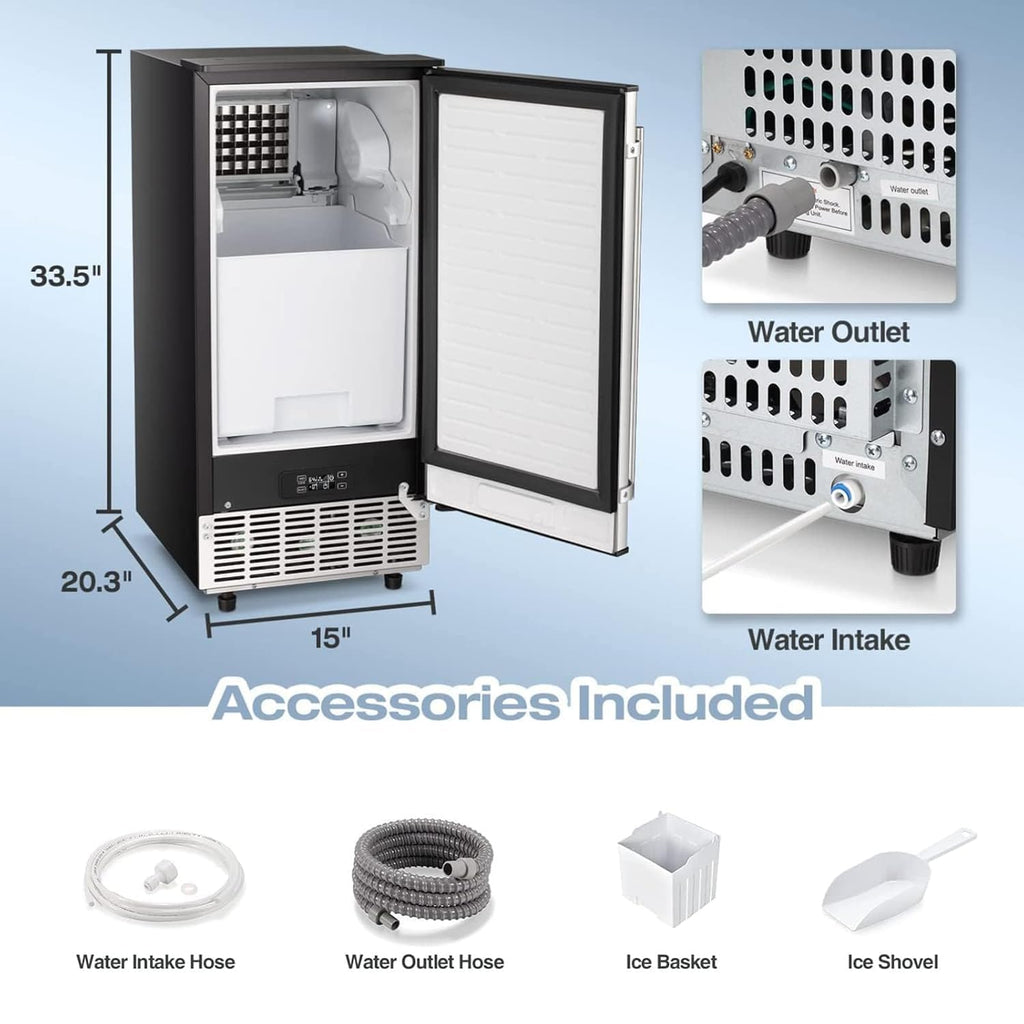 100LBS Freestanding Commercial Ice Maker Z5845A