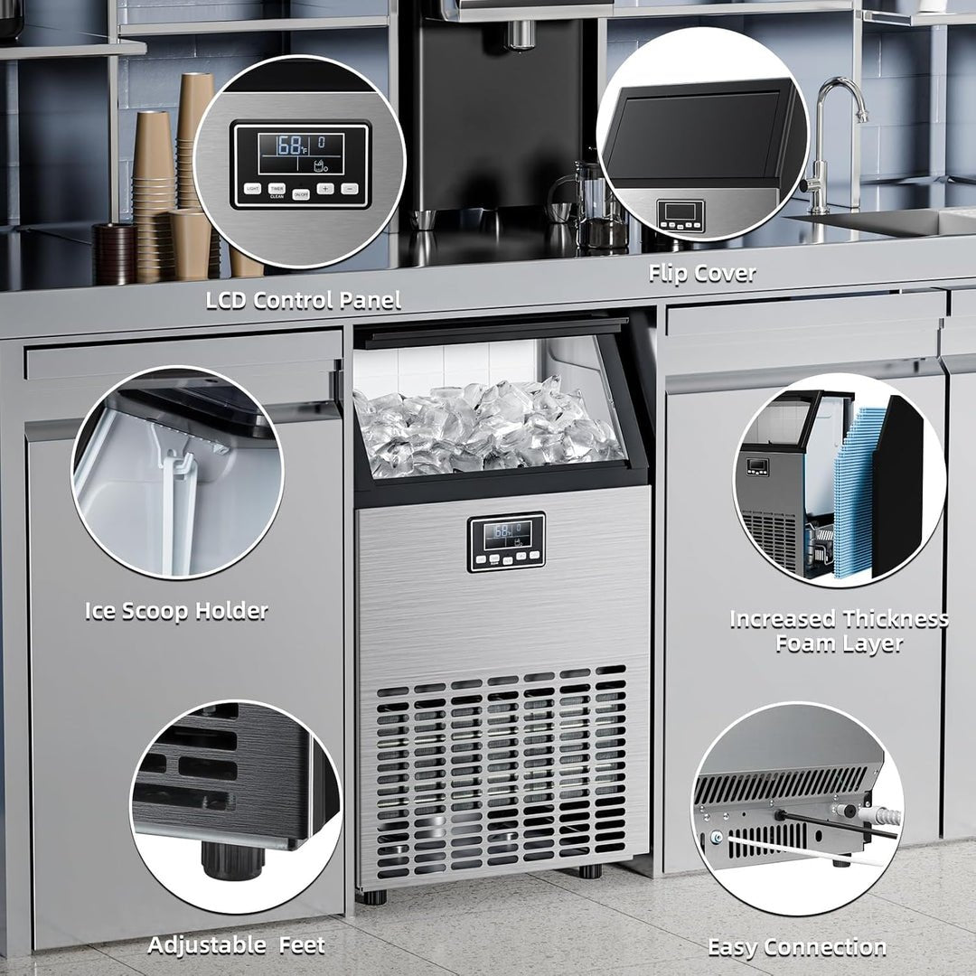 100LBS Freestanding Commercial Ice Maker Z5845A