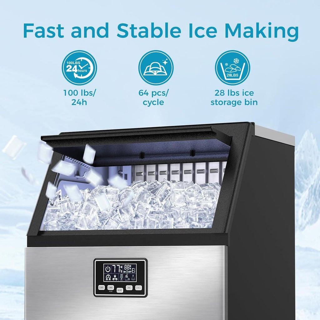 100LBS Freestanding Commercial Ice Maker Z5845A