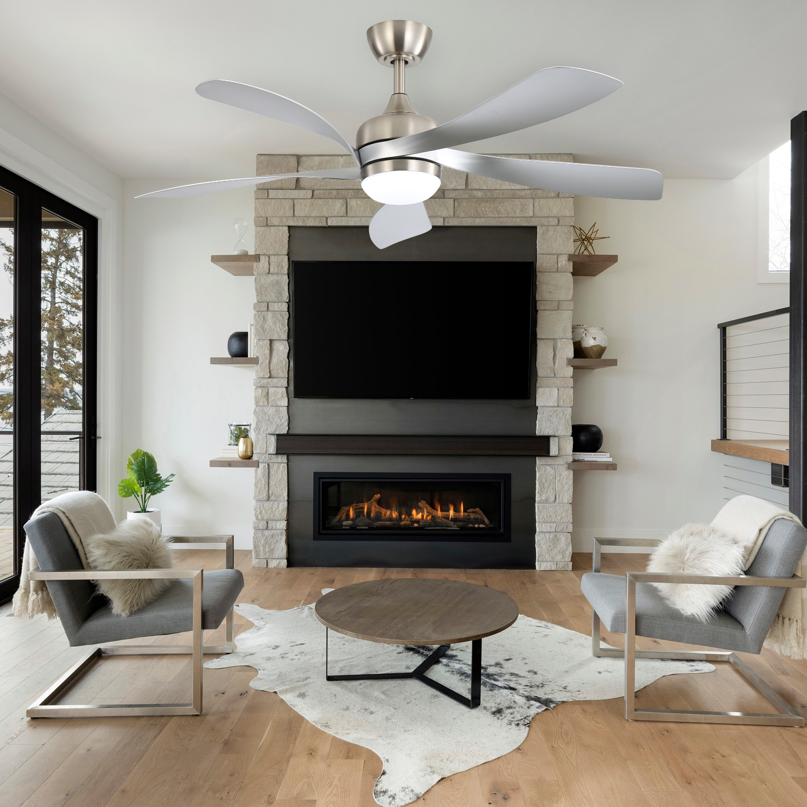52″ Smart ABS Blades Ceiling Fan