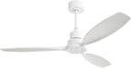 Sofucor 52 inch Solid Wood Ceiling Fan with Light, Quiet 6-Speed 3 Blades Reversible LED Ceiling Fan, Farmhouse Rustic Fan with Dimmable Light for Living Room Bedroom Home Office Cafe Patio Porch