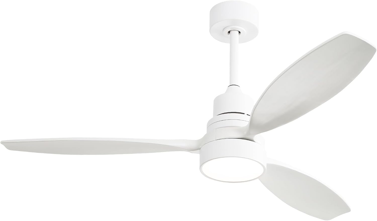 Sofucor 52 inch Solid Wood Ceiling Fan with Light, Quiet 6-Speed 3 Blades Reversible LED Ceiling Fan, Farmhouse Rustic Fan with Dimmable Light for Living Room Bedroom Home Office Cafe Patio Porch