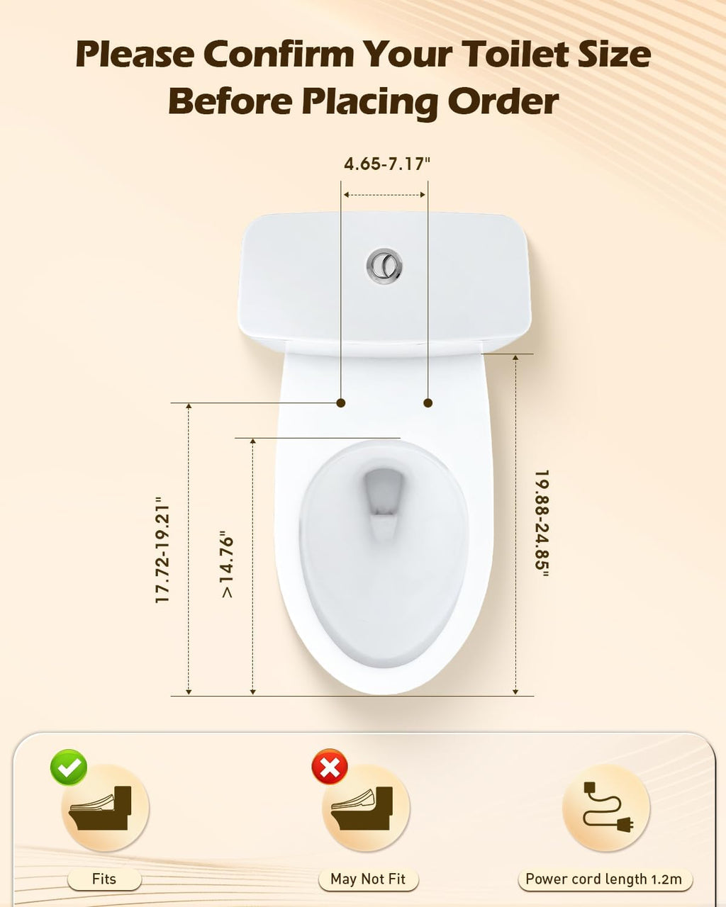 iliD Smart Max Bidet Toilet Seat, Electric Elongated Ecoseat with Four Cleaning Modes