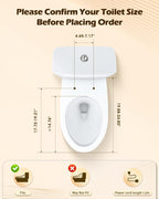 iliD Smart Max Bidet Toilet Seat, Electric Elongated Ecoseat with Four Cleaning Modes