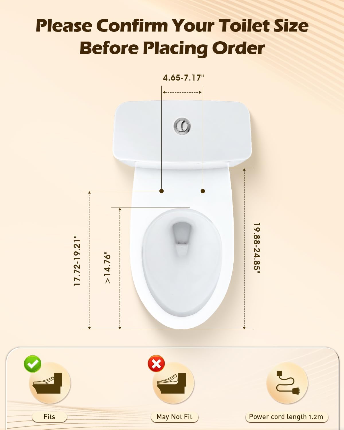 iliD Smart Max Bidet Toilet Seat, Electric Elongated Ecoseat with Four Cleaning Modes