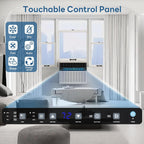 ZAFRO 12000 BTU U Shaped Window Air Conditioner Cools up to 550 Sq Ft