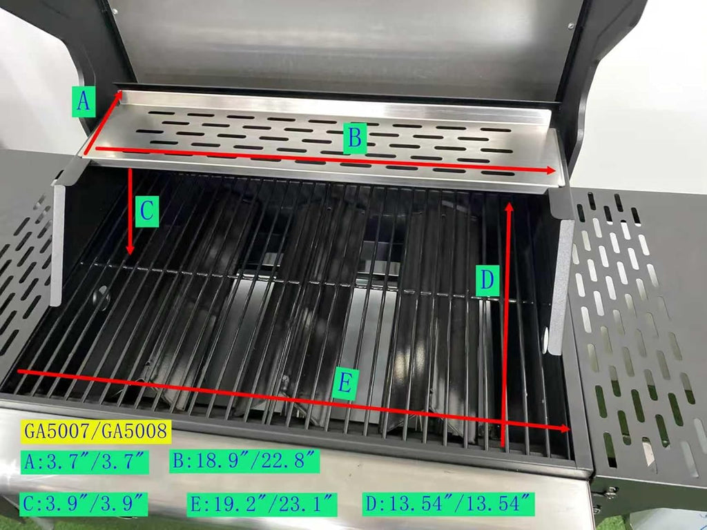 Endark 3-Burner Propane Gas Grill,Heavy Duty Freestanding Outdoor BBQ Barbecue Stainless Steel Lid,Large Cooking Area,Side Shelves &amp; Storage Cabinet,Portable Patio Backyard Camping
