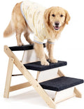 MEWANG Wood Pet Stairs & Ramp(24.8" L x 17.2" W x 19.5" H)