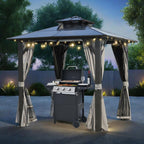 ENDARK 8'x8' Double Roof BBQ Gazebo