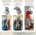 MEWANG Wooden Pet Stairs/Pet Steps, Up to 220 Pounds(24.8" L x 17.2" W x 19.5" H)