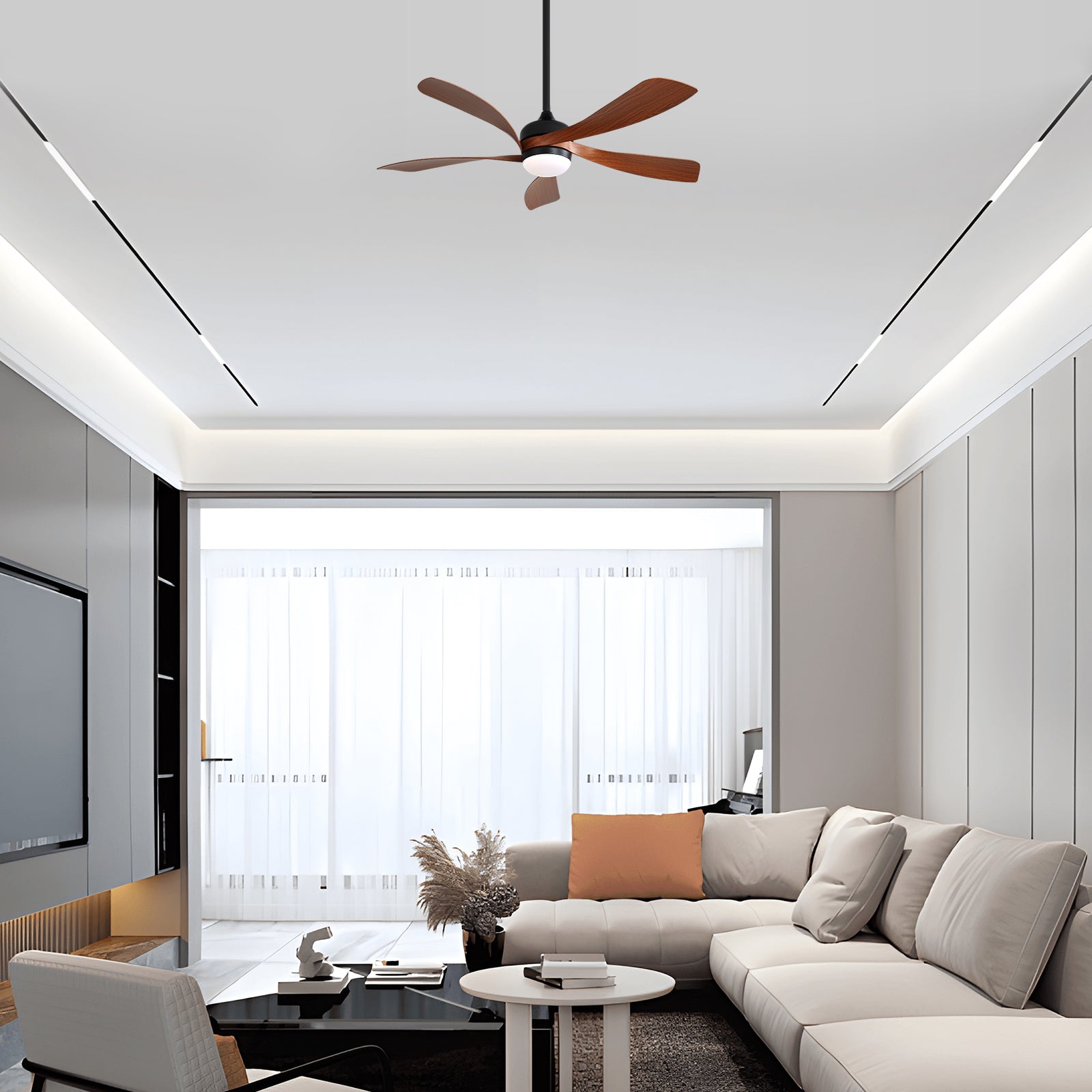52″ Smart ABS Blades Ceiling Fan