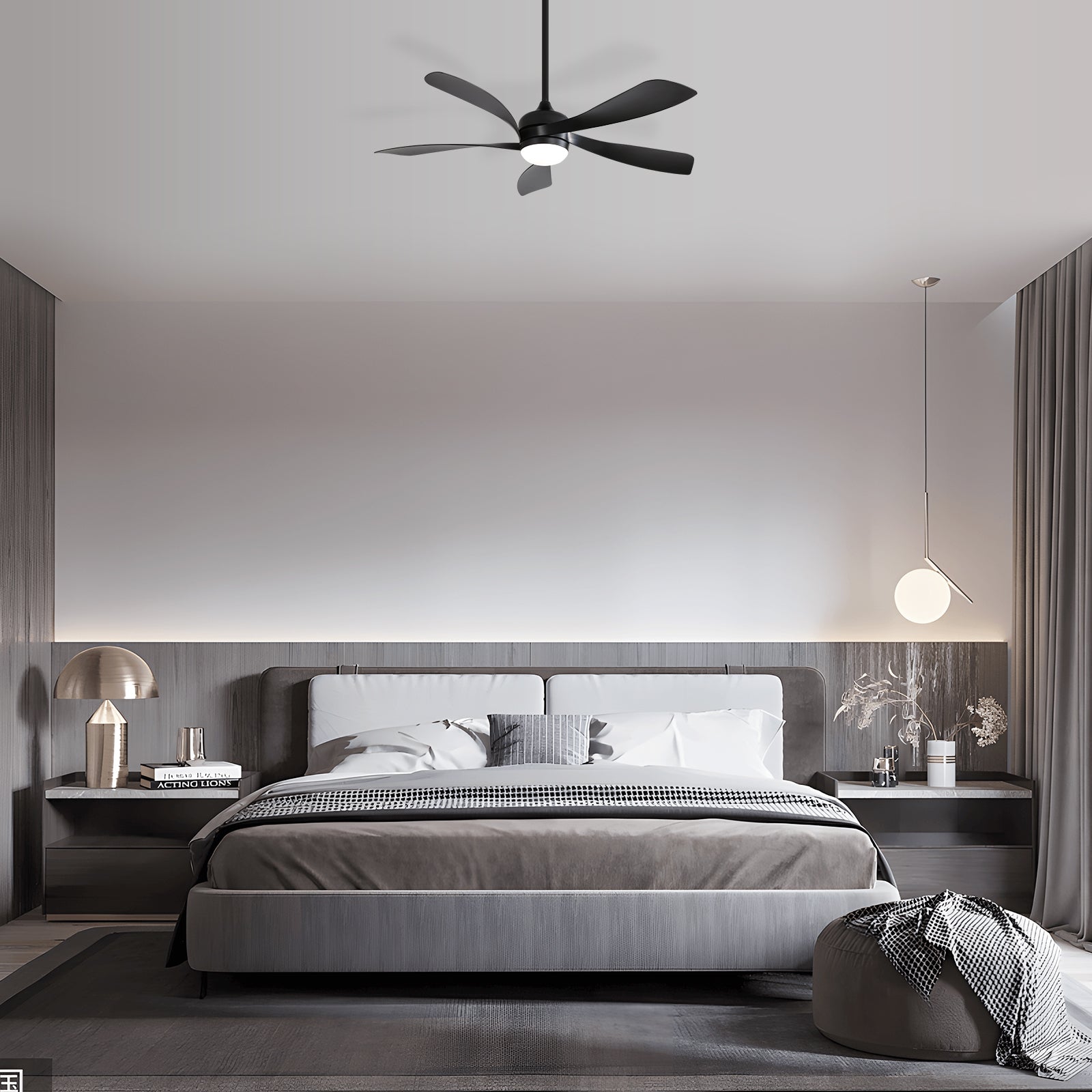 52″ Smart ABS Blades Ceiling Fan