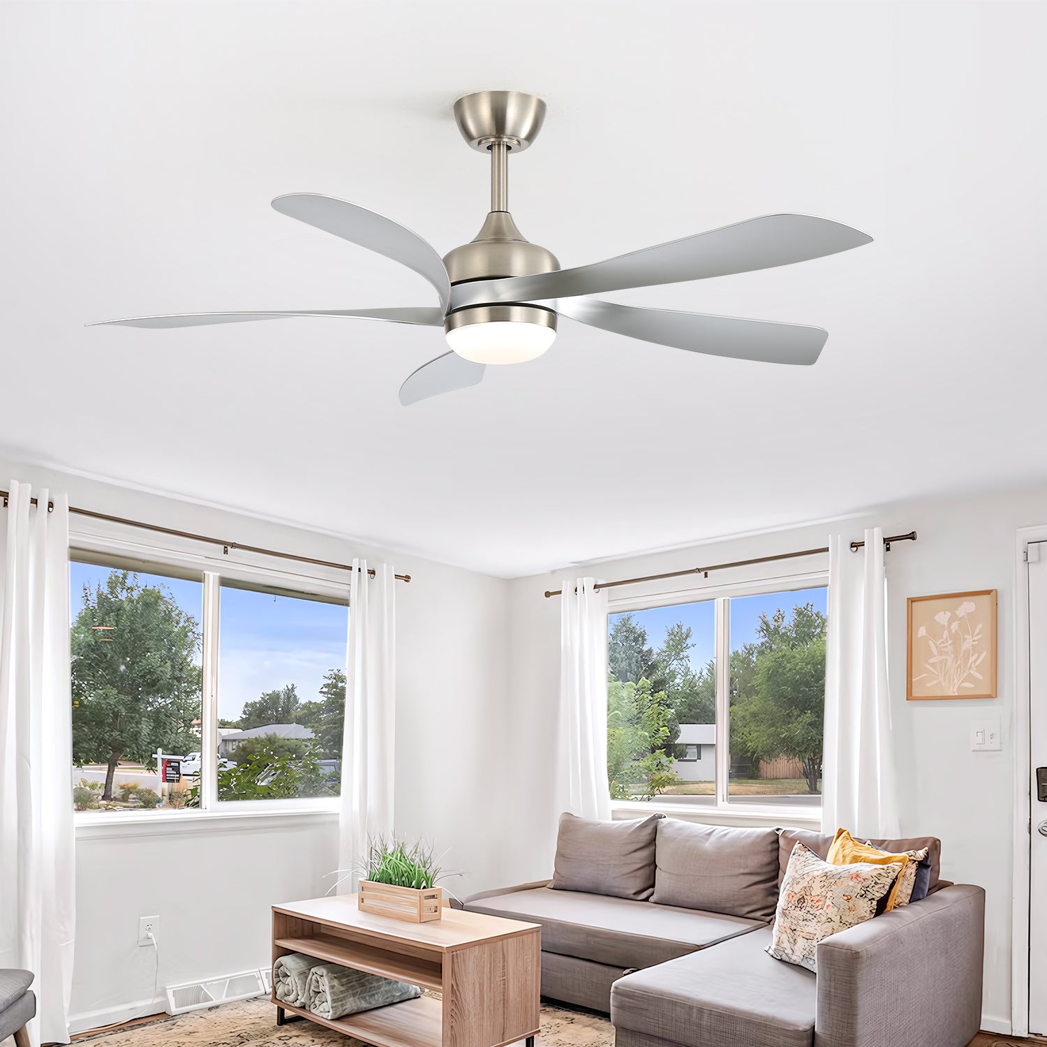 52″ Smart ABS Blades Ceiling Fan