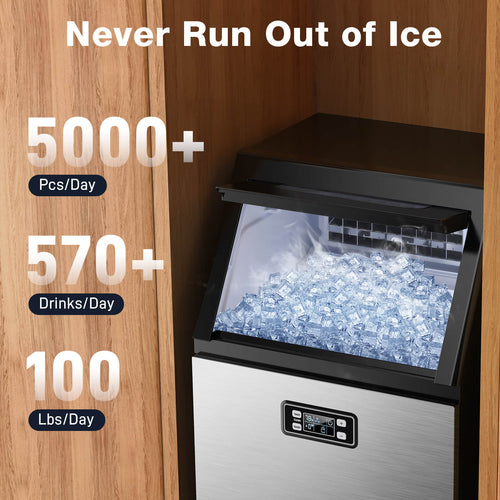 100LBS Freestanding Commercial Ice Maker Z5845A