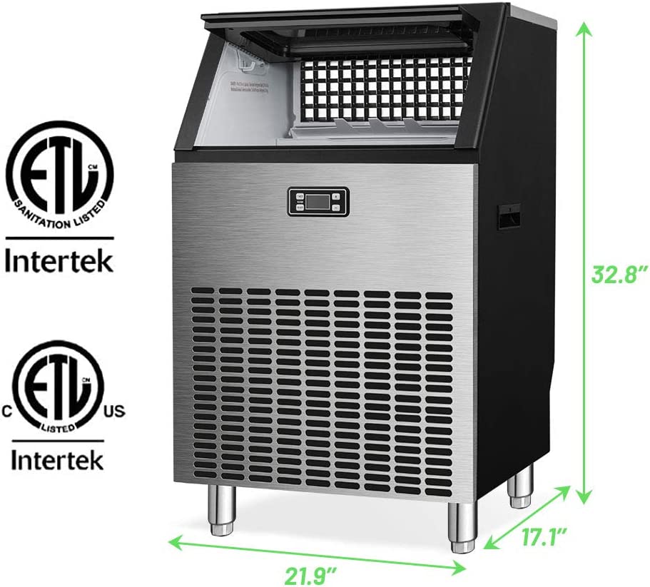 100LBS Freestanding Commercial Ice Maker Z5845A