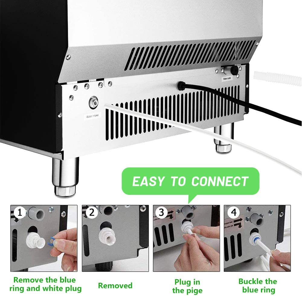 100LBS Freestanding Commercial Ice Maker Z5845A